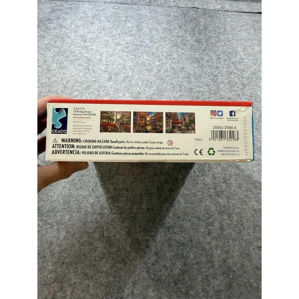 Ceaco Cities Paris David Maclean 1000 Piece Puzzle Eiffel Tower NEW Sealed - Picture 9 of 9